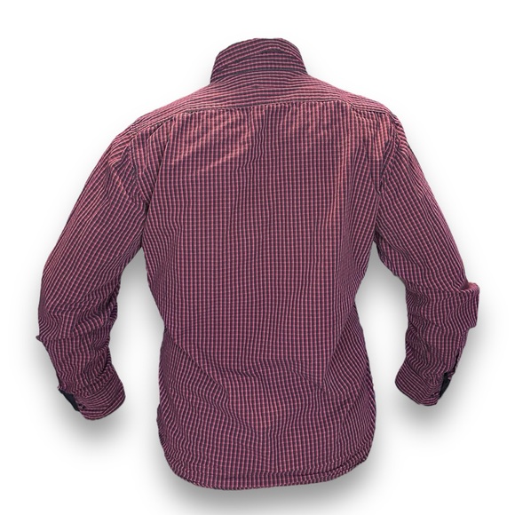 Beverly Hills Polo Club Men’s Long-Sleeved Checkered Shirt - Picture 3 of 5